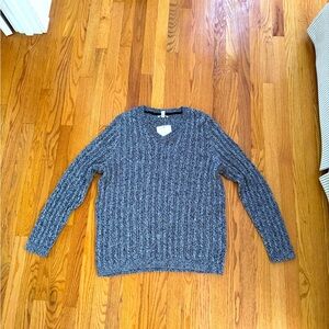 Croft & Barrow Cable V Neck Sweater